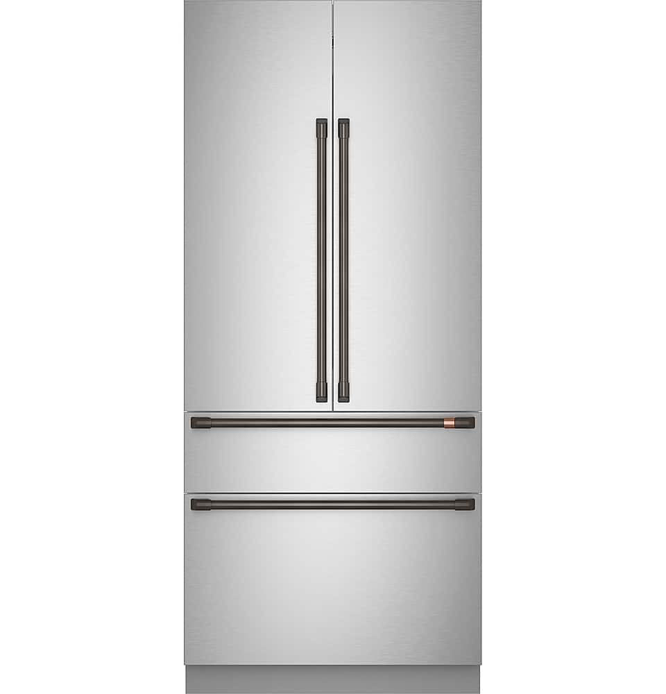 Alt View 15. Café - 20.2 Cu. Ft.Built-In French Door Refrigerator with Bottom Freezer and Wi-Fi - Stainless Steel.