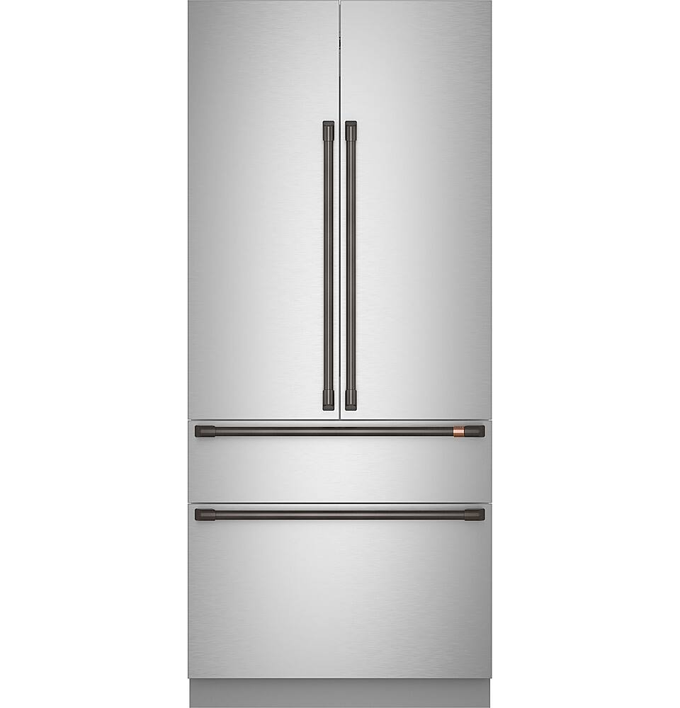 Alt View 15. Café - 20.2 Cu. Ft.Built-In French Door Refrigerator with Bottom Freezer and Wi-Fi - Stainless Steel.