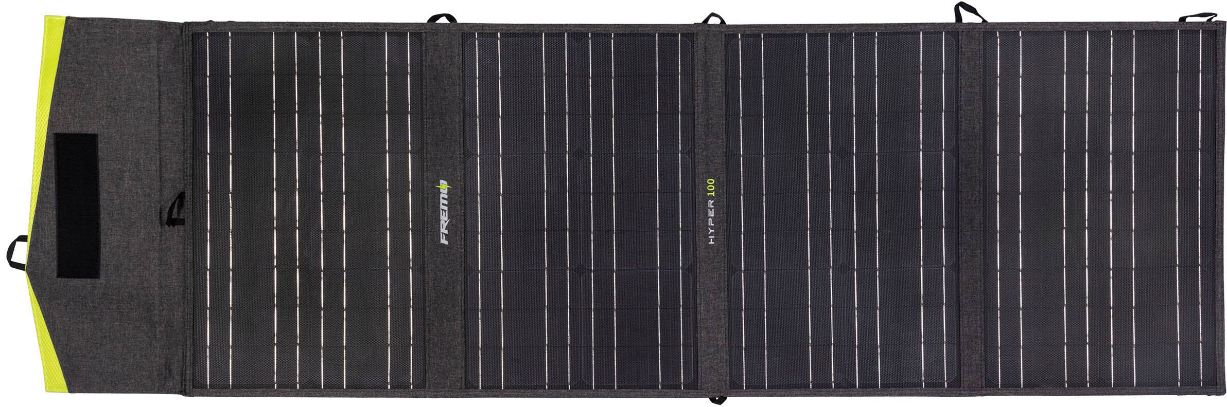 Front. Fremo - Hyper 100 Universal Solar Panel - Gray.