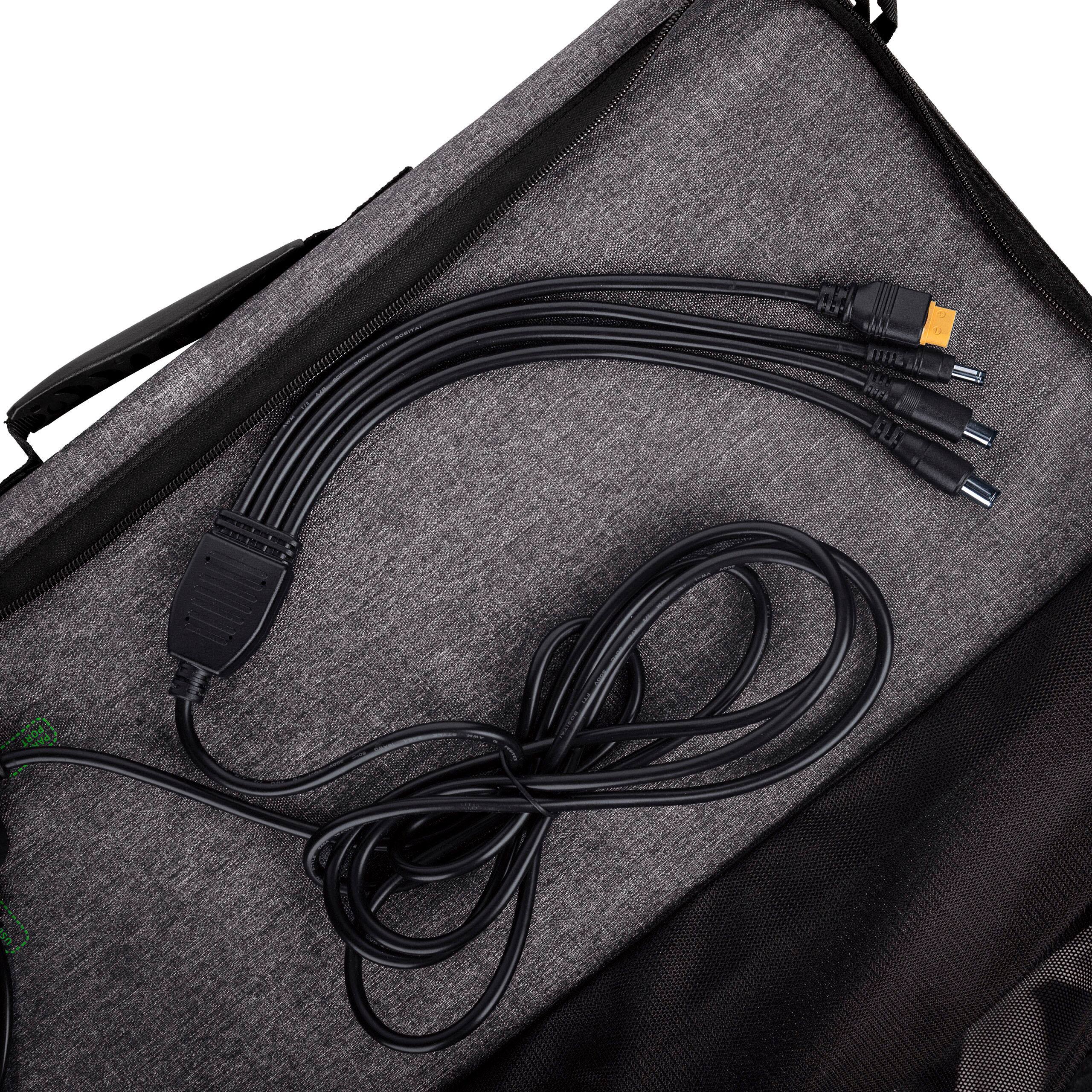 Alt View 12. Fremo - Hyper 100 Universal Solar Panel - Gray.