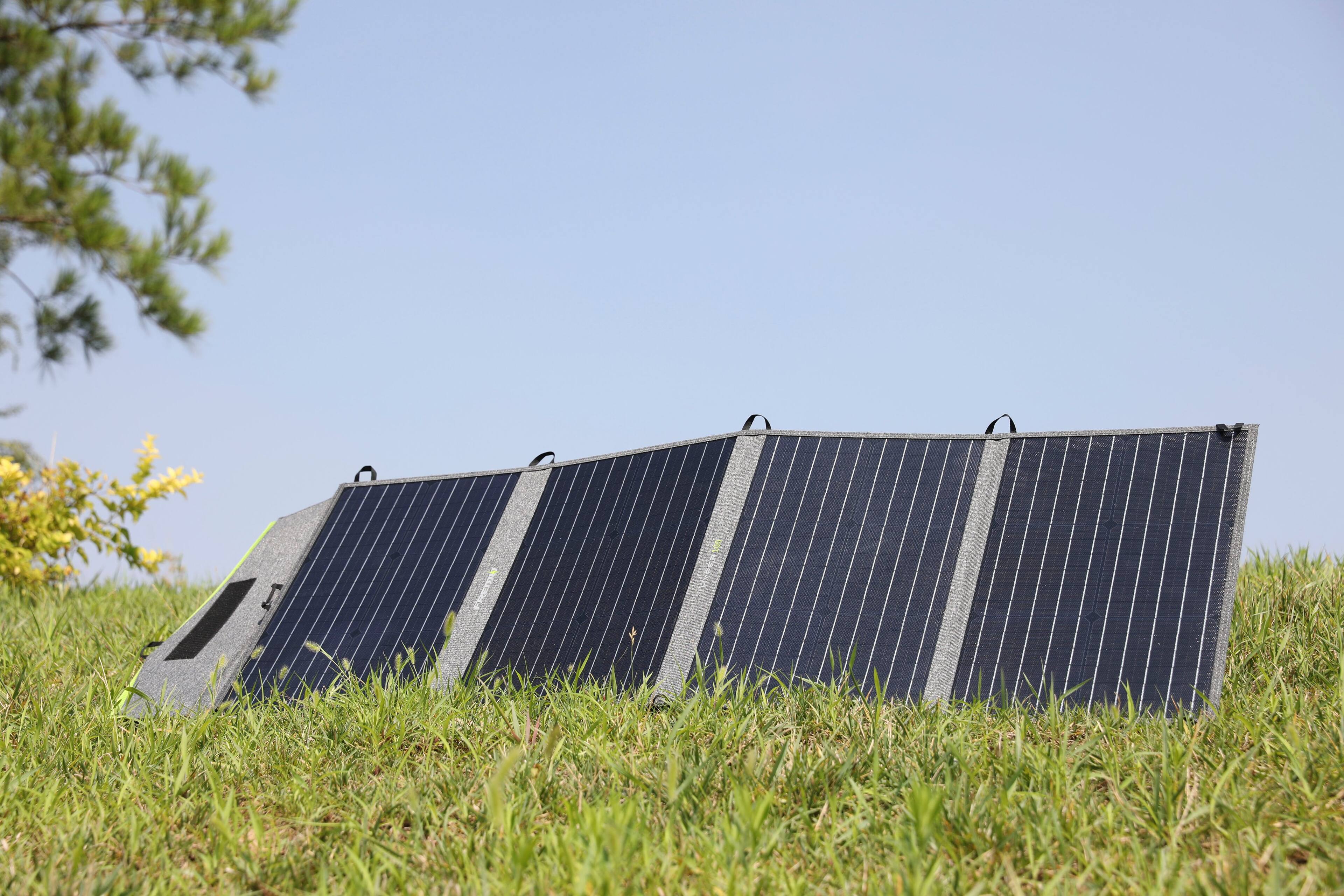 Alt View 19. Fremo - Hyper 100 Universal Solar Panel - Gray.