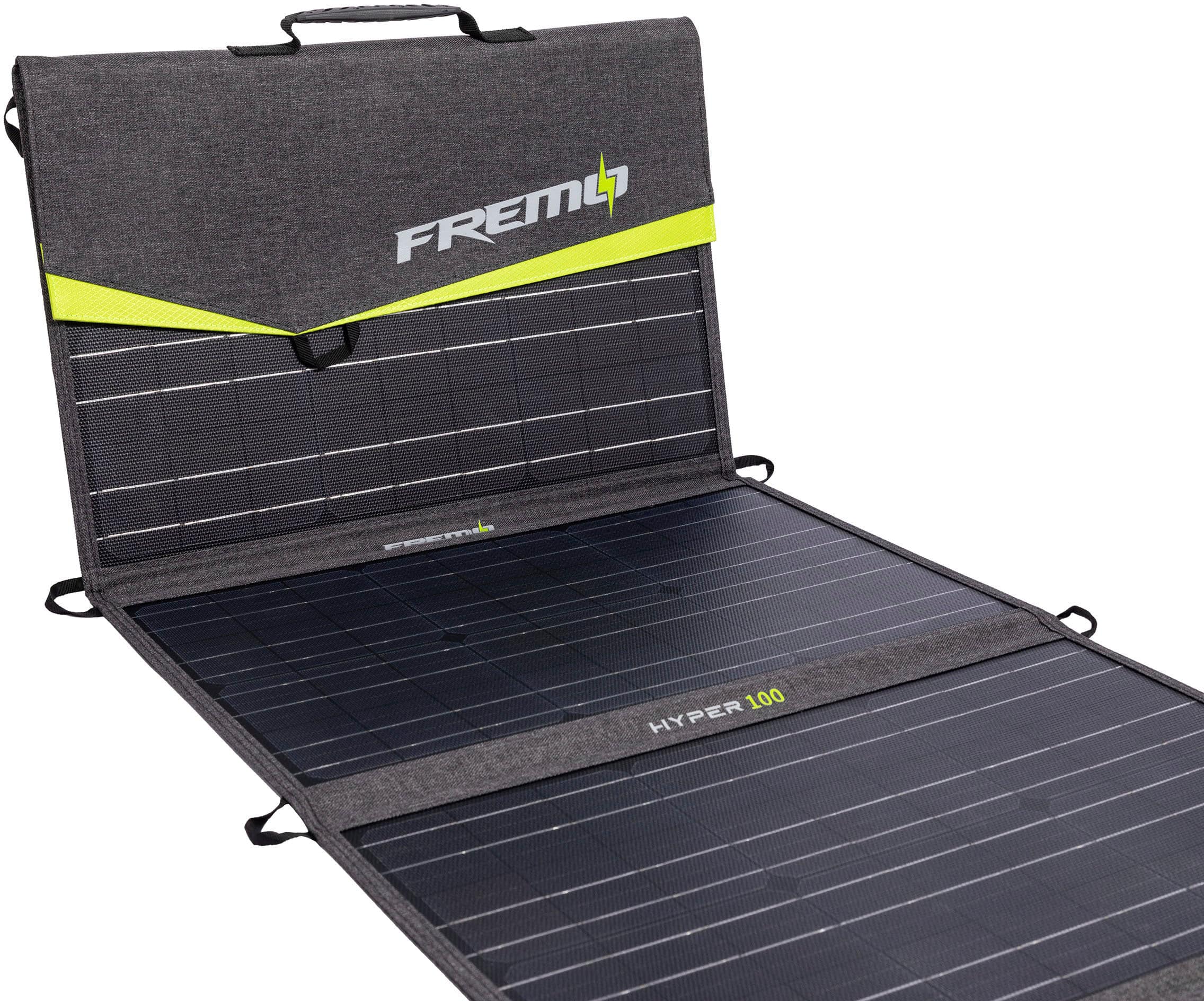 Alt View 11. Fremo - Hyper 100 Universal Solar Panel - Gray.