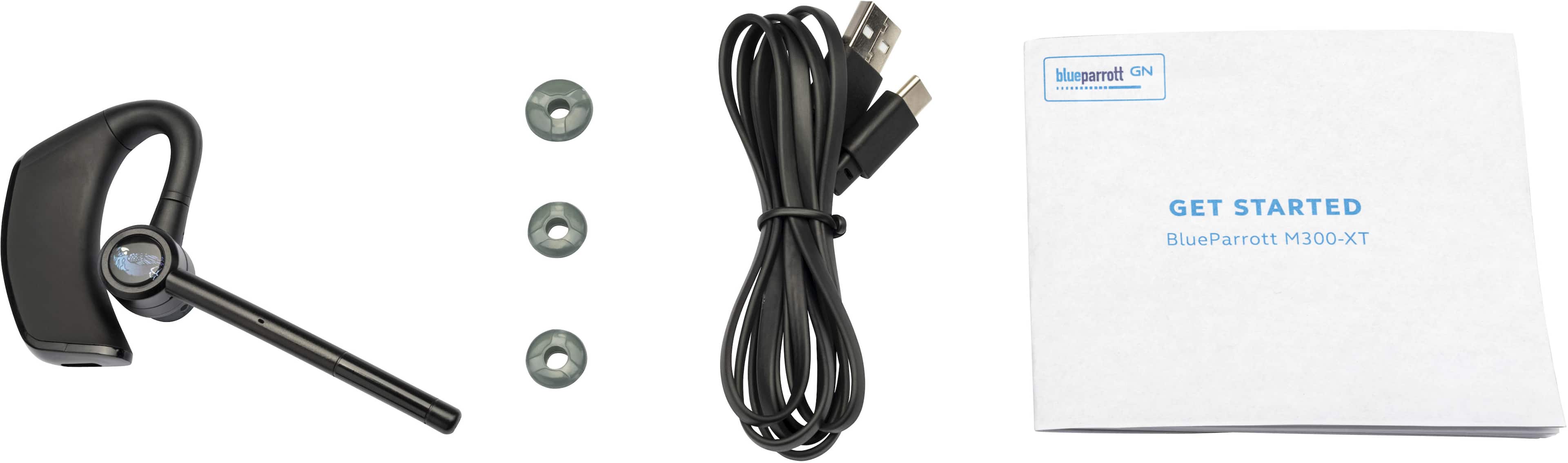 Angle. BlueParrott - M300-XT SE Bluetooth Headset - Black.