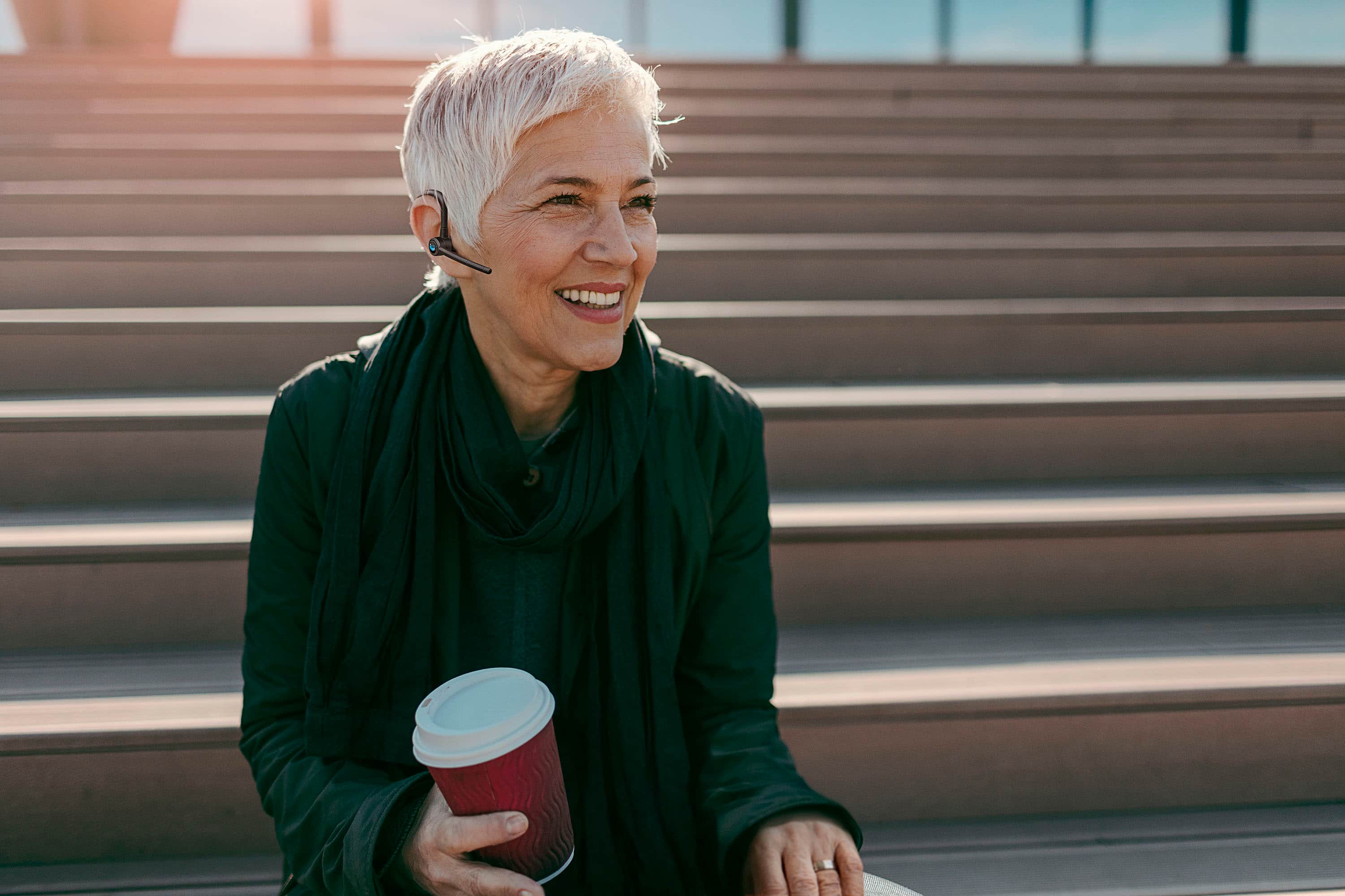 Alt View 18. BlueParrott - M300-XT SE Bluetooth Headset - Black.