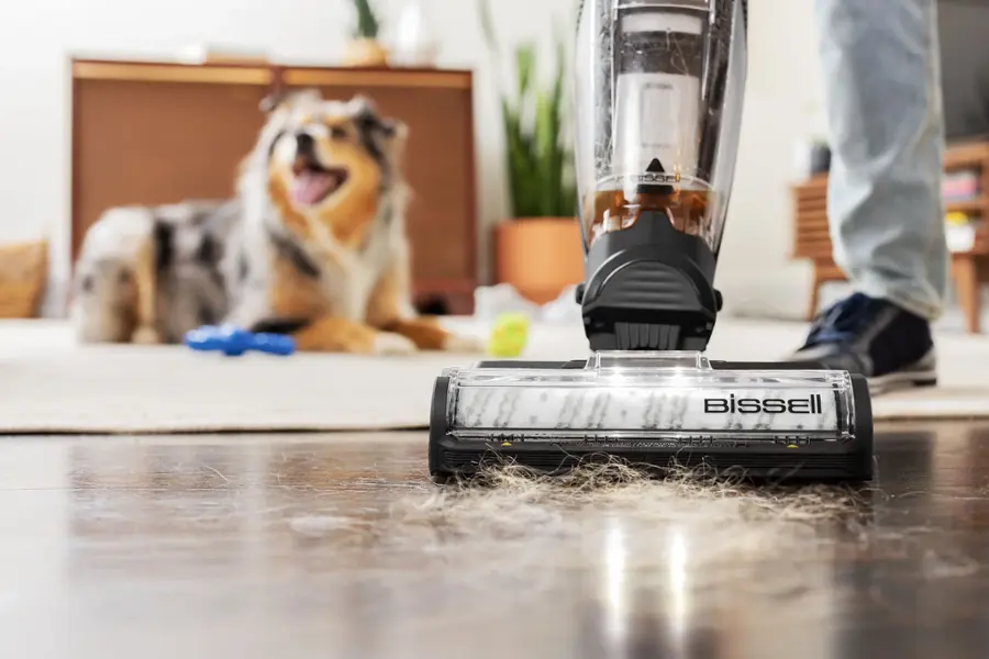 Alt View 16. BISSELL - Crosswave Hydrosteam Corded Wet Dry Vac - Titanium/Cooper Harbor.