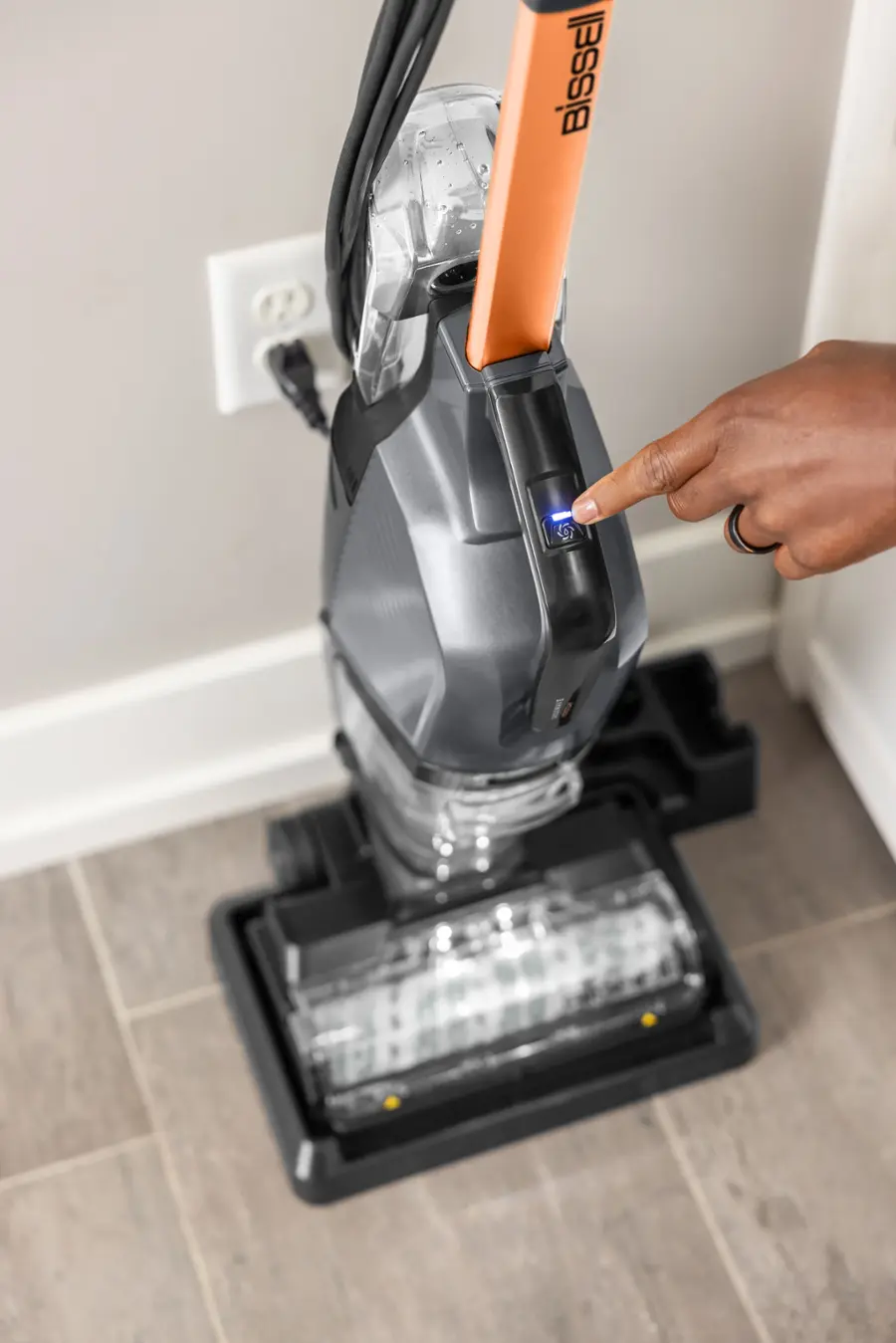 Alt View 18. BISSELL - Crosswave Hydrosteam Corded Wet Dry Vac - Titanium/Cooper Harbor.
