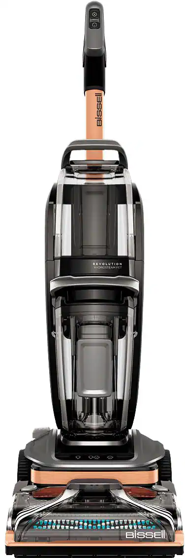 Front. BISSELL - Revolution Hydrosteam Pet Corded Upright Deep Cleaner - Titanium/Copper Harbor.