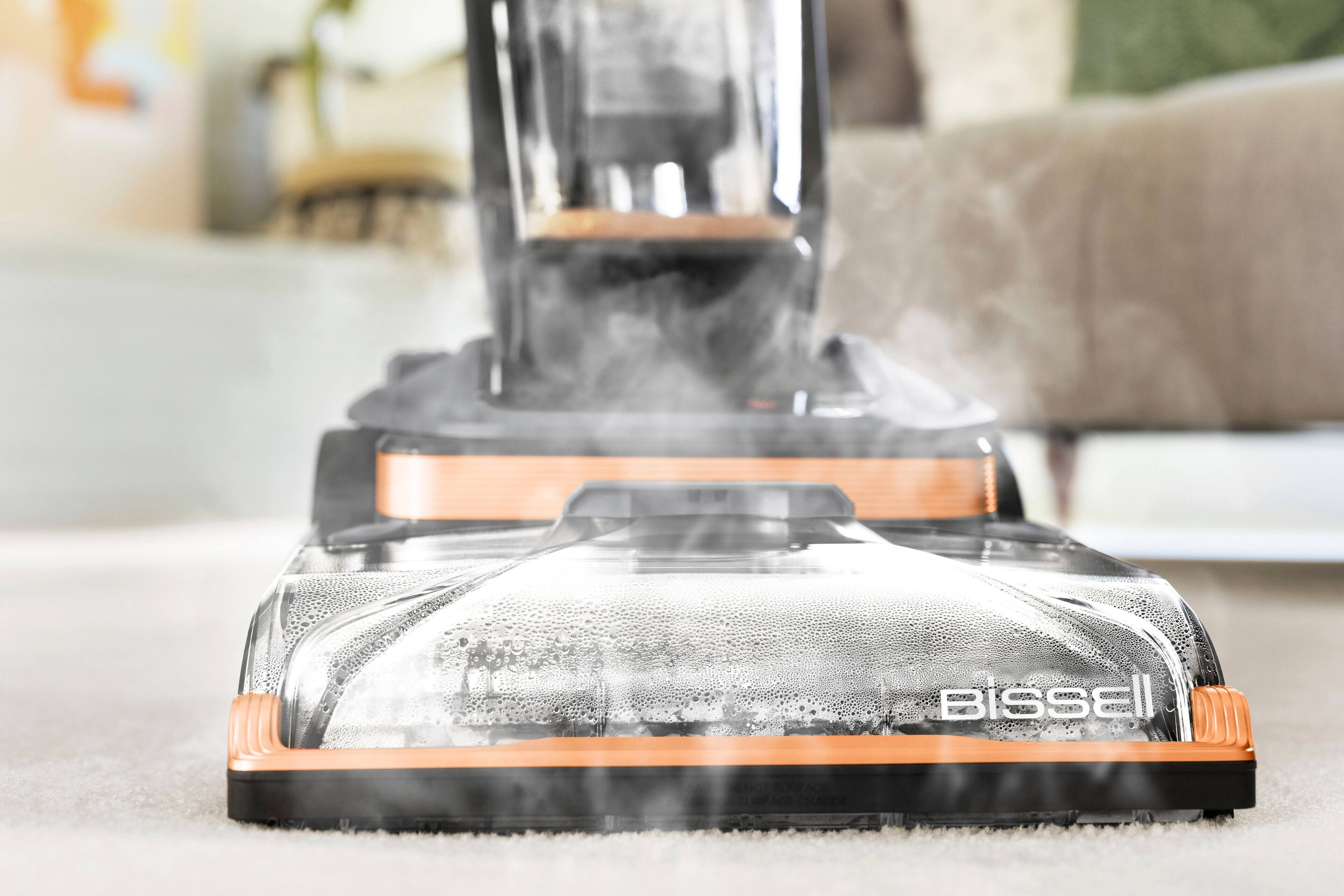 Alt View 1. BISSELL - Revolution Hydrosteam Pet Corded Upright Deep Cleaner - Titanium/Copper Harbor.