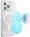 Alt View 14. PopSockets - MagSafe Pill-shape PopGrip Cell Phone Grip & Stand - Translucent Blue.