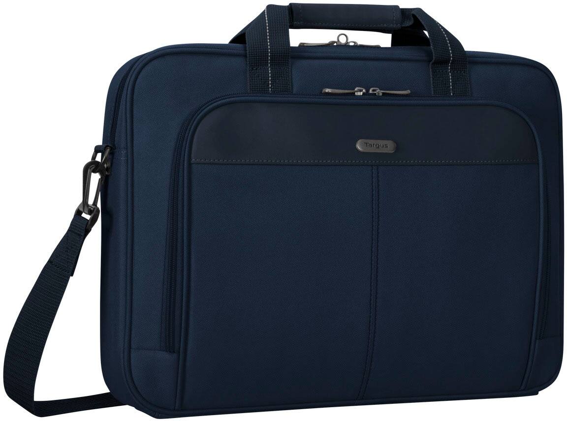 Alt View 1. Targus - 15–16” Classic Slim Briefcase - Blue.