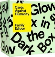 Cards Against Humanity Family Edition: Glow in the Dark Box - Black/White - Front_Zoom