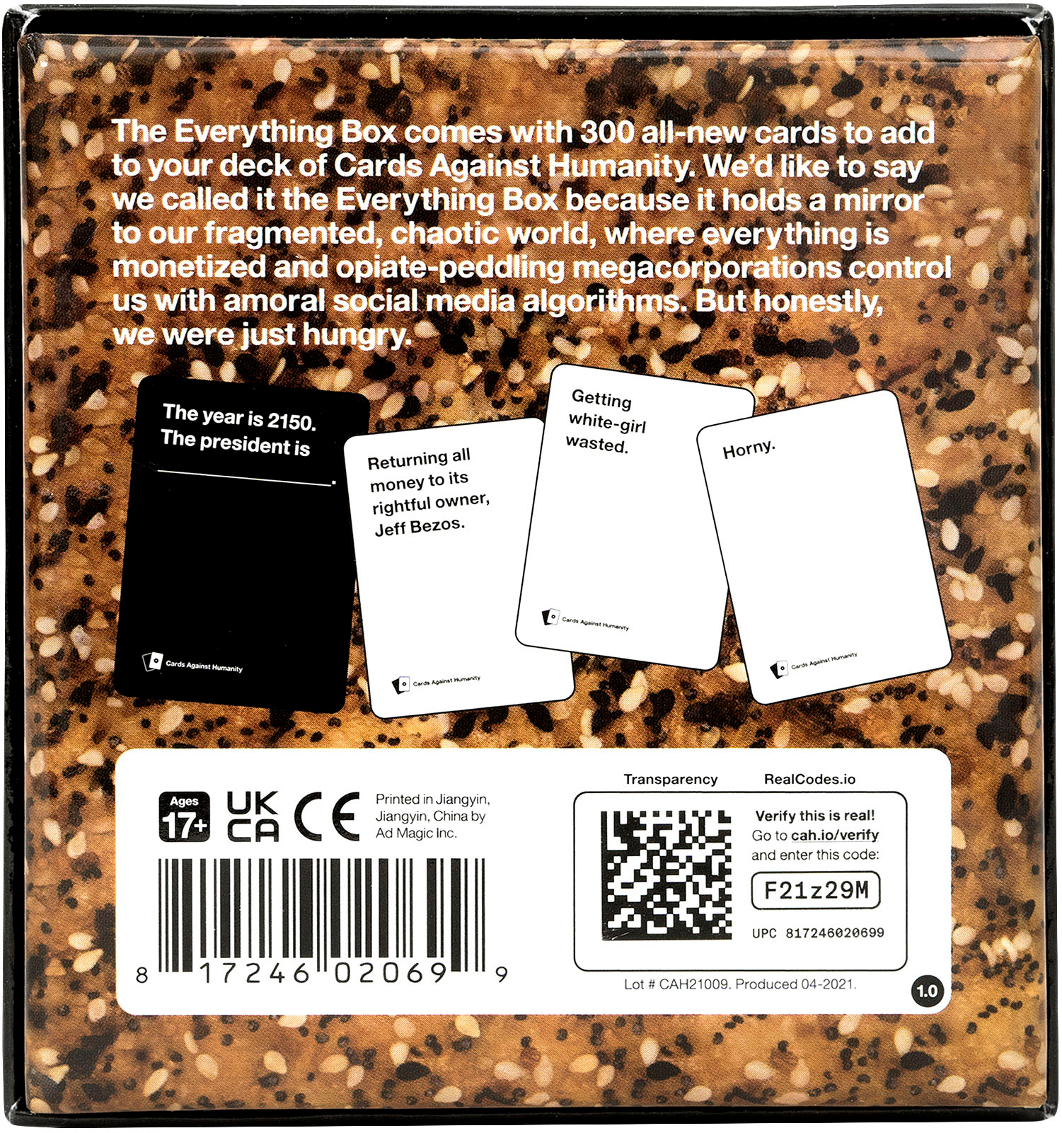 Angle View: Cards Against Humanity - Cards Against Humanity: Everything Box - Black/White
