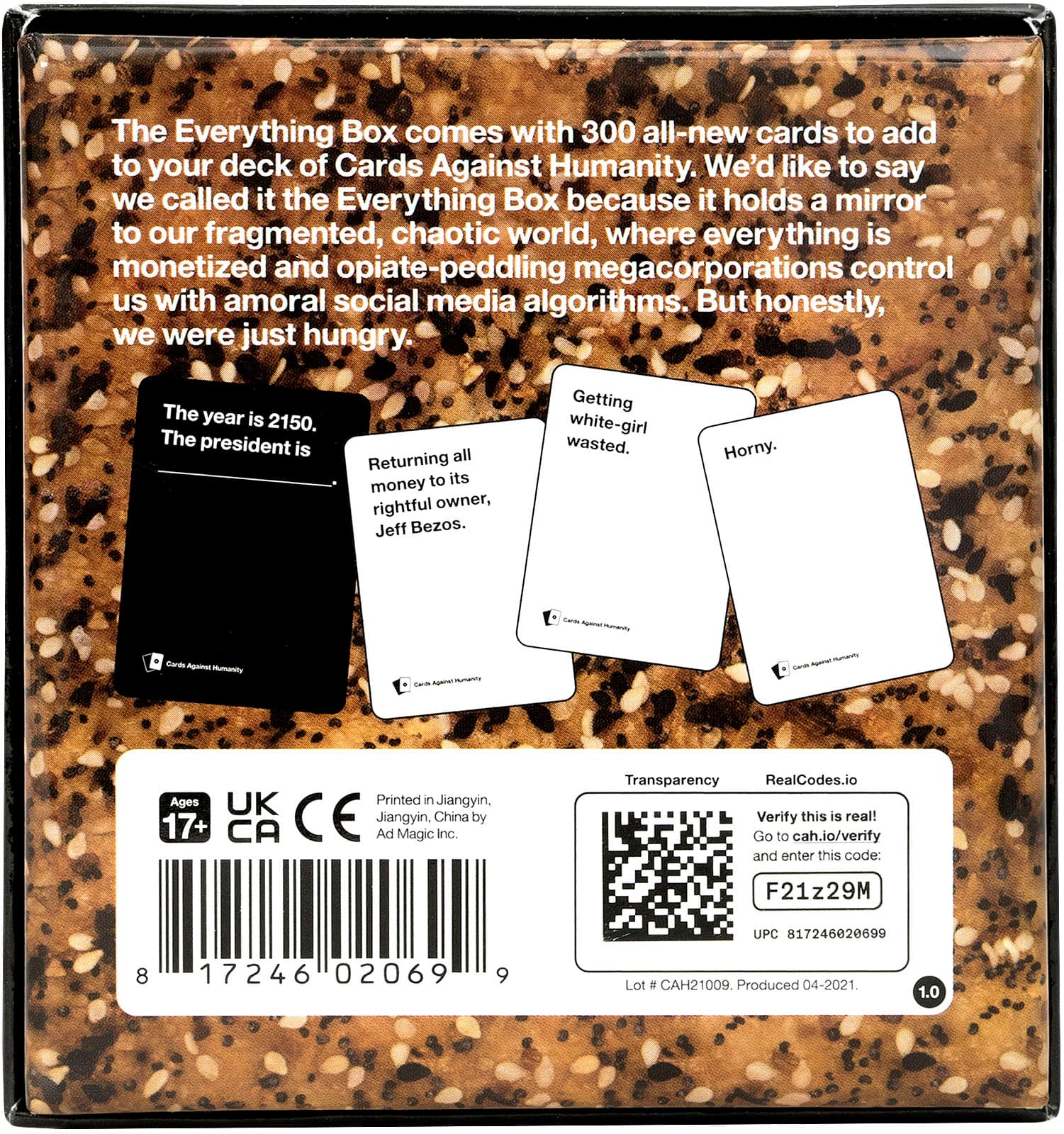 Cards Against Humanity Everything Box - 300 Card Expansion