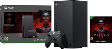 Microsoft - Xbox Series X 1TB Console - Diablo IV Bundle - Black - Front_Zoom