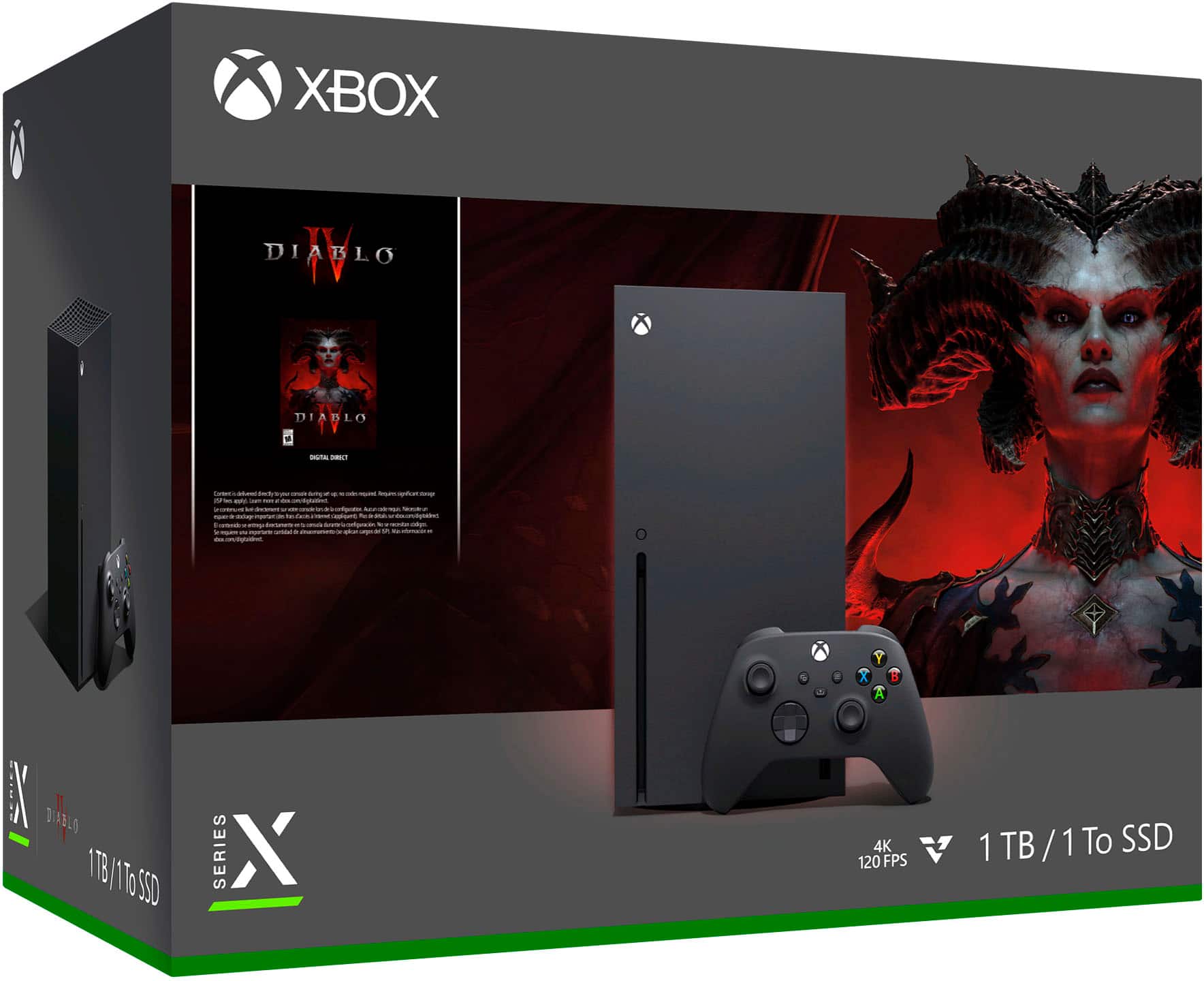 Alt View 11. Microsoft - Xbox Series X 1TB Console - Diablo IV Bundle - Black.