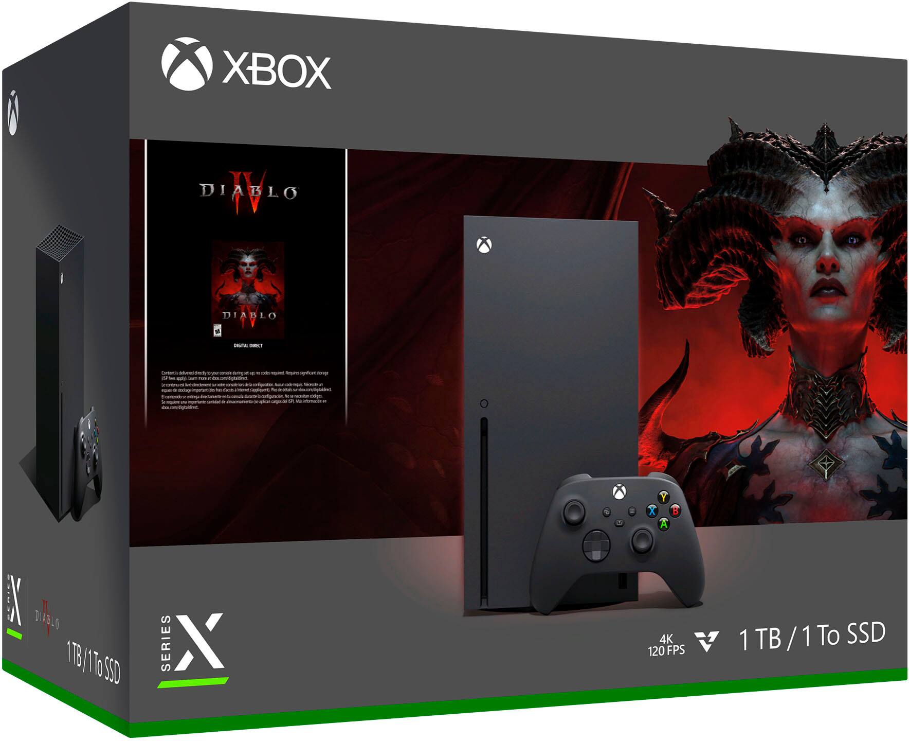 Alt View 11. Microsoft - Xbox Series X 1TB Console - Diablo IV Bundle - Black.