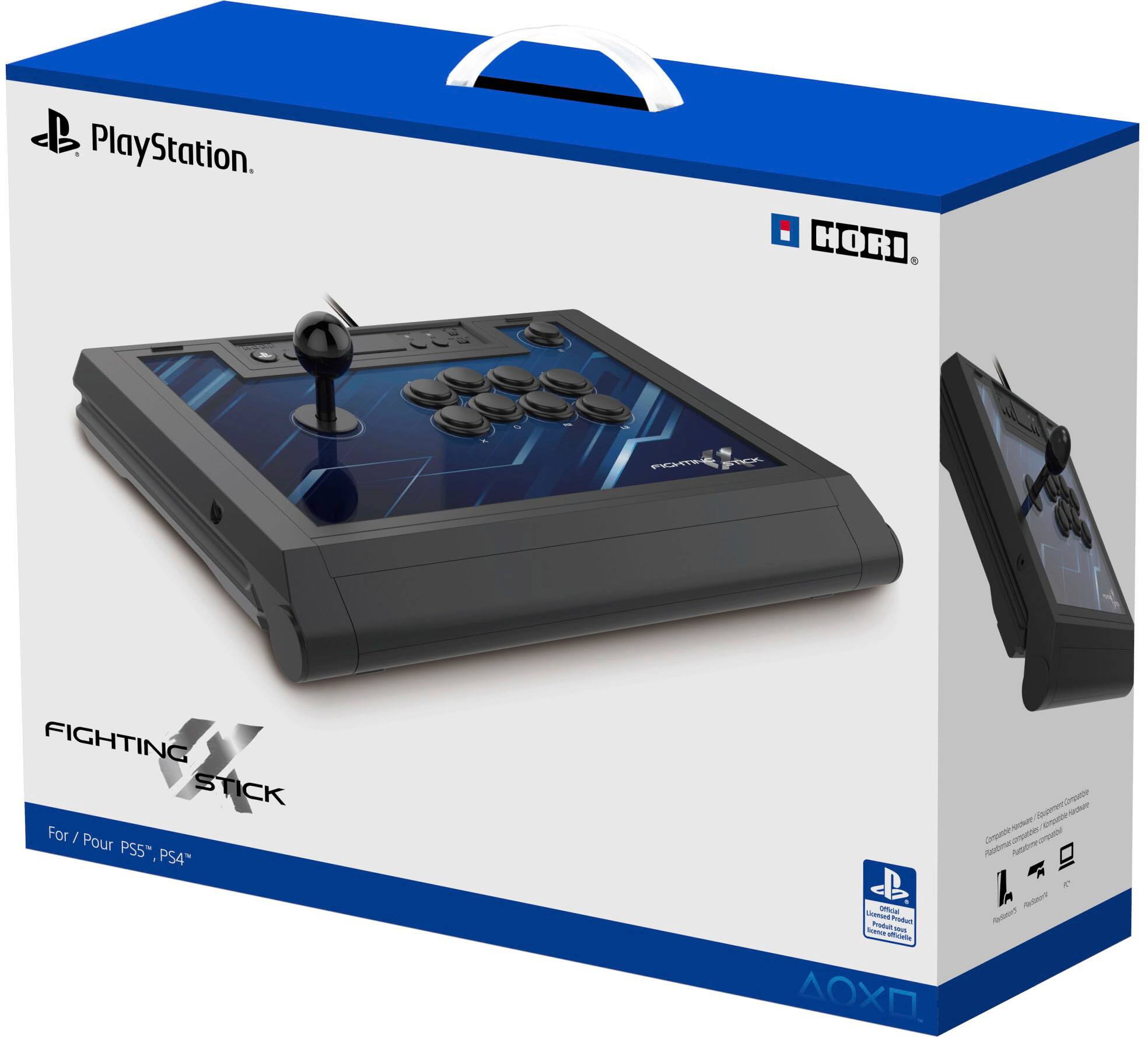 Alt View 11. Hori - Fighting Stick Alpha - Tournament Grade Fightstick for Playstation 5 - Black.