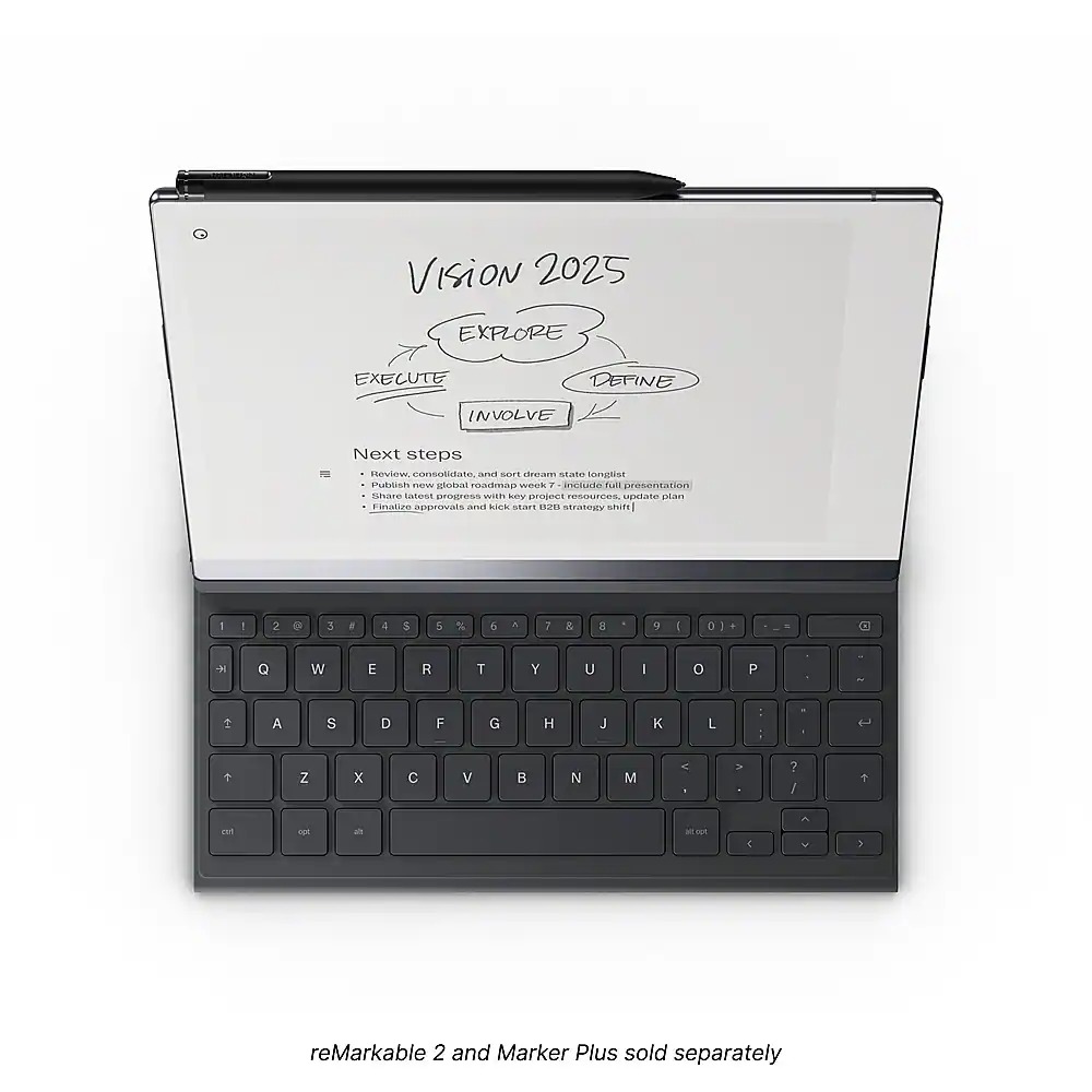 reMarkable - 2 - Type Folio keyboard for your 10.3'' paper tablet - Ink Black - Black Ink