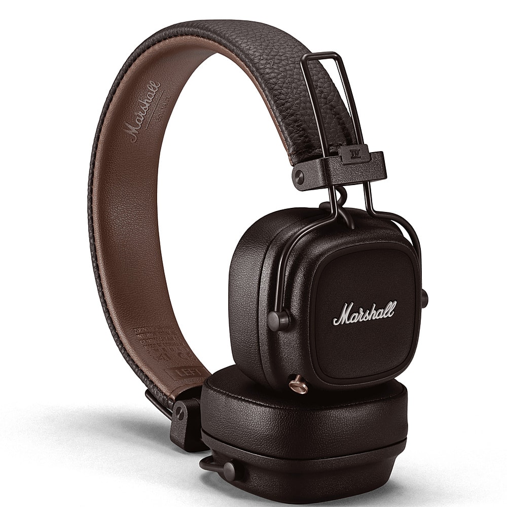  Marshall Major IV On-Ear Bluetooth Headphones, Brown : Musical  Instruments