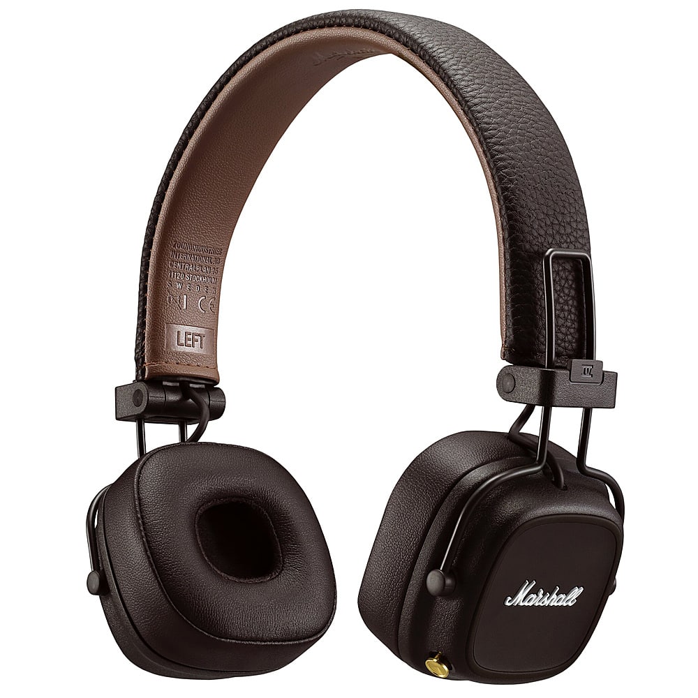 Marshall Major IV Bluetooth Headphone with wireless charging Brown 