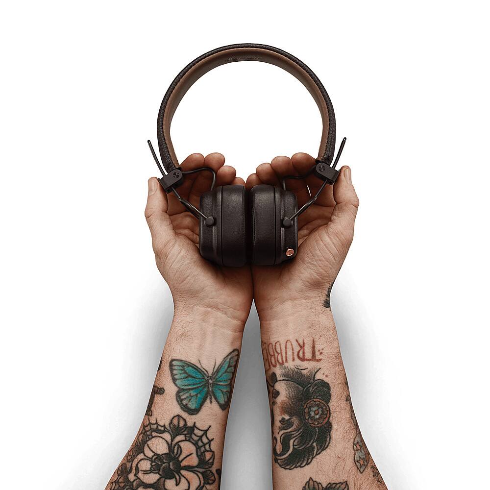 Alt View 14. Marshall - Major IV Wireless On-Ear Headphones - Brown.