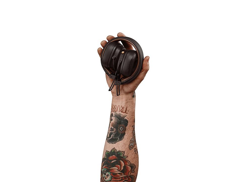 Alt View 19. Marshall - Major IV Wireless On-Ear Headphones - Brown.