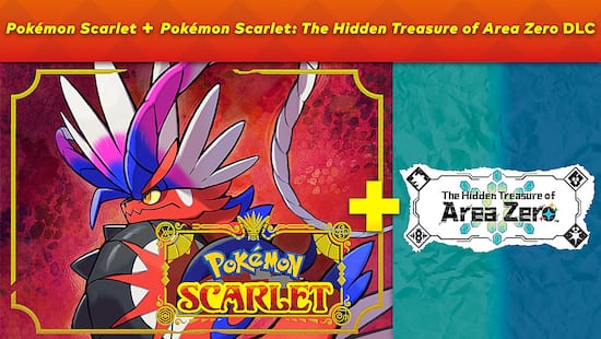 Pokémon Scarlet + The Hidden Treasure of Area Zero Bundle (Game+DLC)  Nintendo Switch, Nintendo Switch – OLED Model, Nintendo Switch Lite  HACPALZXG 