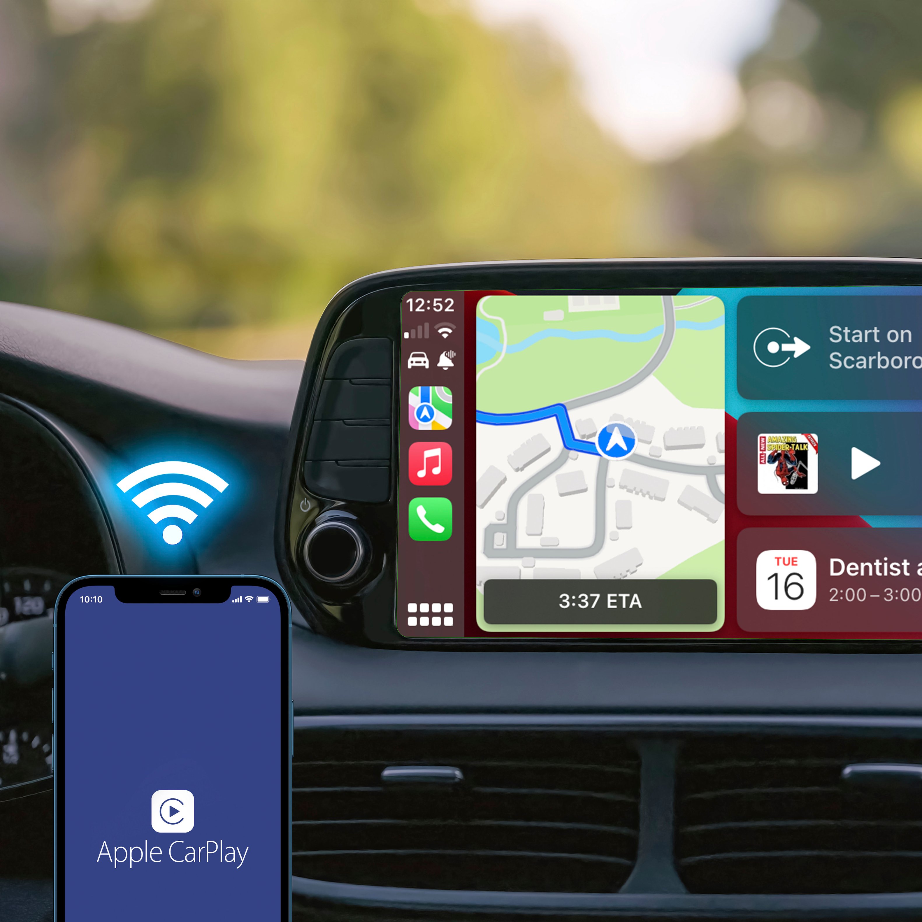 iPhone Wireless CarPlay Adapter,Wireless Auto Car Adapter,Apple