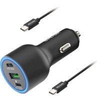 Rexing 120W Vehicle Quick Charger with 2 USB-C & 1 USB Port