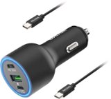 Best Buy essentials™ 32 W Vehicle Charger with 1 USB-C & 1 USB Port Black  BE-MVC32W22K - Best Buy