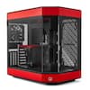 Front. HYTE - HYTE - Y60 ATX Mid-Tower PC Case - Red.
