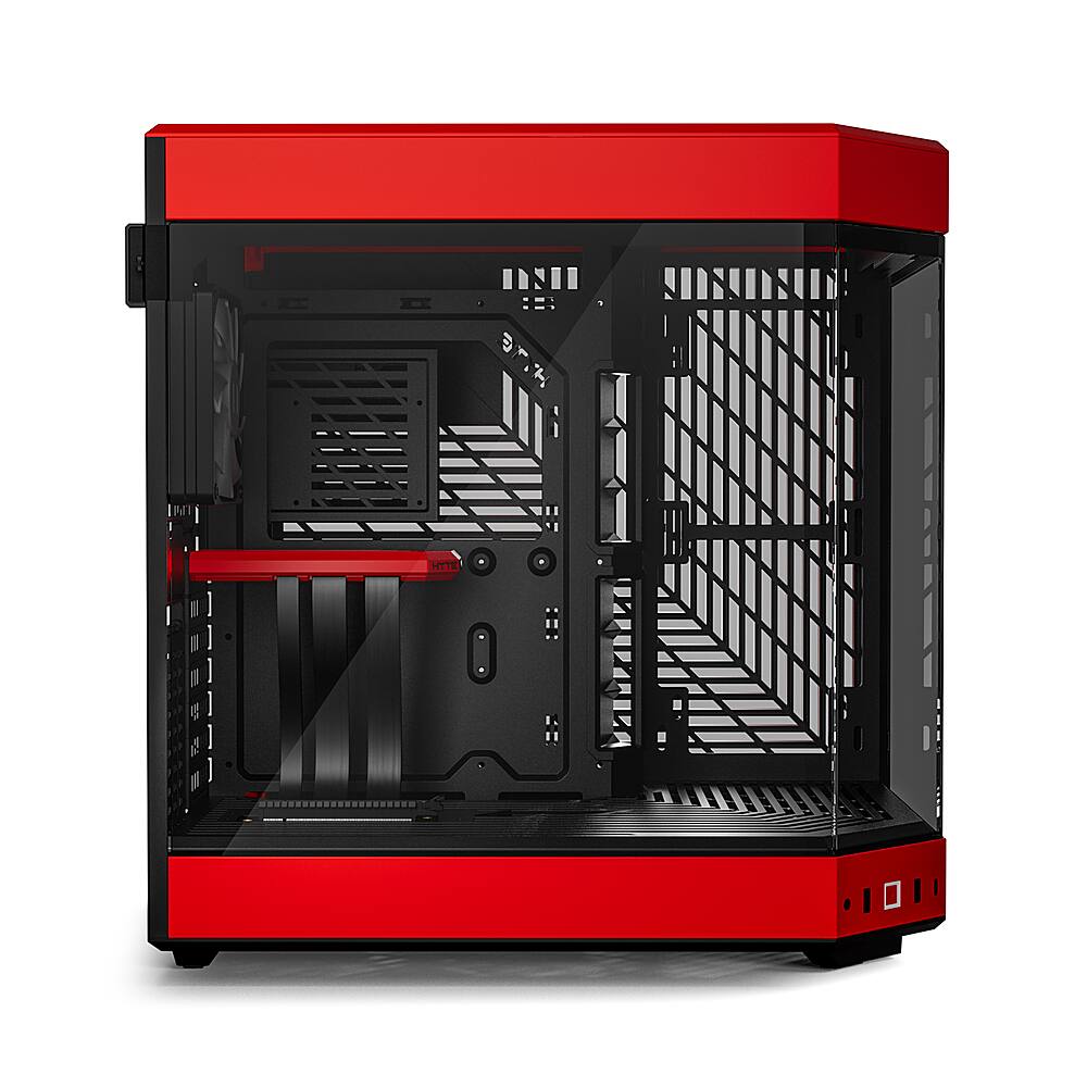 Alt View 11. HYTE - HYTE - Y60 ATX Mid-Tower PC Case - Red.
