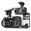 Rexing - R4 4 Channel Dash Cam W/ All Around 1080p Resolution, Wi-Fi, and GPS - Black