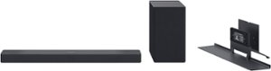 LG - 3.1.3 Channel Soundbar C with Wireless Subwoofer, Dolby Atmos, DTS:X & IMAX Enhanced - Black - Front_Zoom