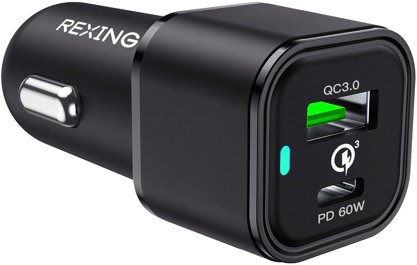Rexing 78W Vehicle Quick Charger with 1 USB-C & 1 USB Port Compatible with  iPhone and Samsung Note Black BBY78WCHRWC - Best Buy