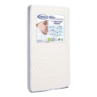 Graco Ultra 2-in-1 Premium Dual-Sided Crib and Toddler Mattress - White - Front_Zoom