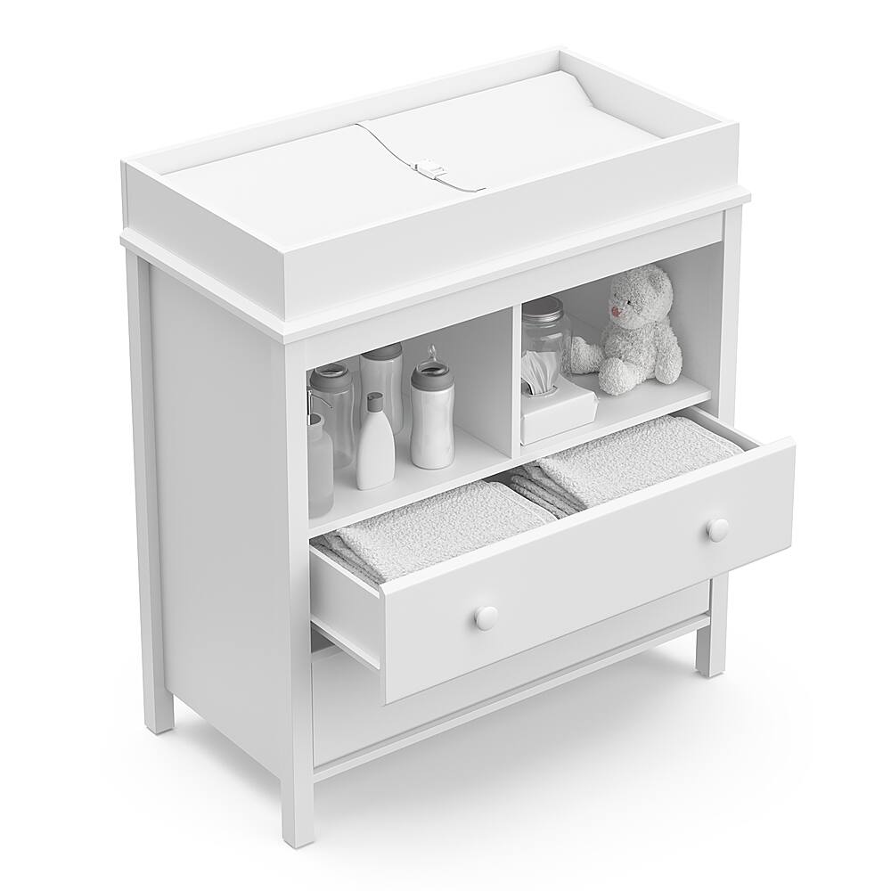 Best Buy Storkcraft Alpine 2 Drawer Changing Table Chest White 03662401