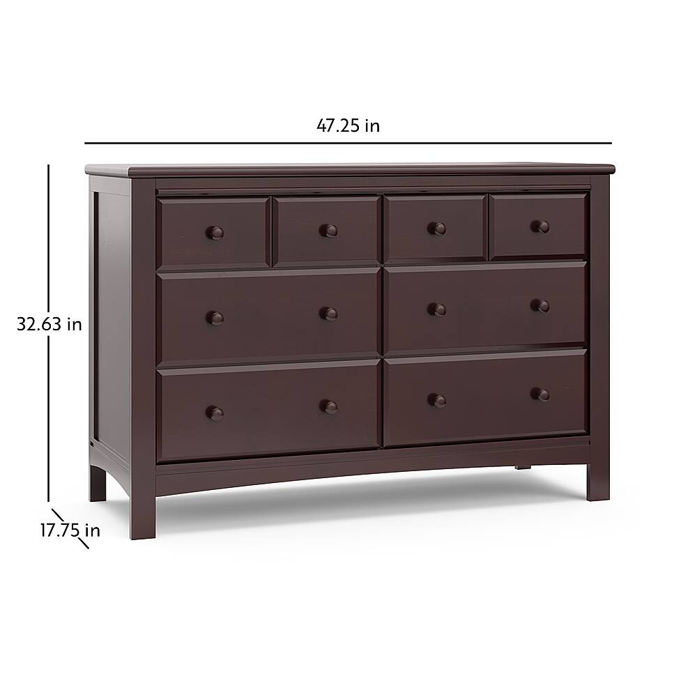 Graco Benton 6-Drawer Double Dresser Espresso 03706-209 - Best Buy