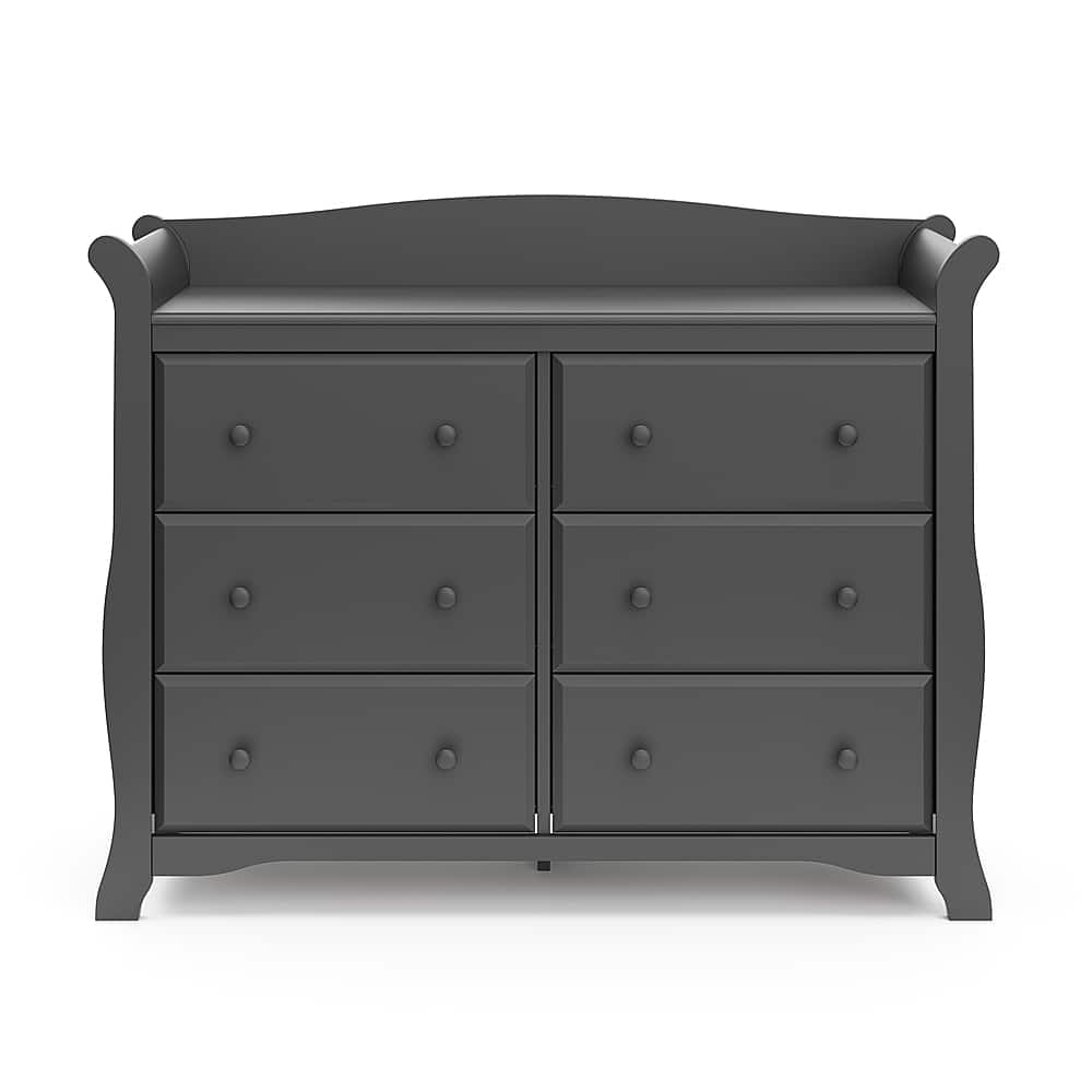 Best Buy: Storkcraft Avalon 6-Drawer Double Dresser Gray 03556-20G