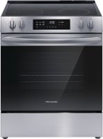 Frigidaire - 5.3 Cu. Ft. Freestanding Electric Range - Stainless Steel - Front_Zoom
