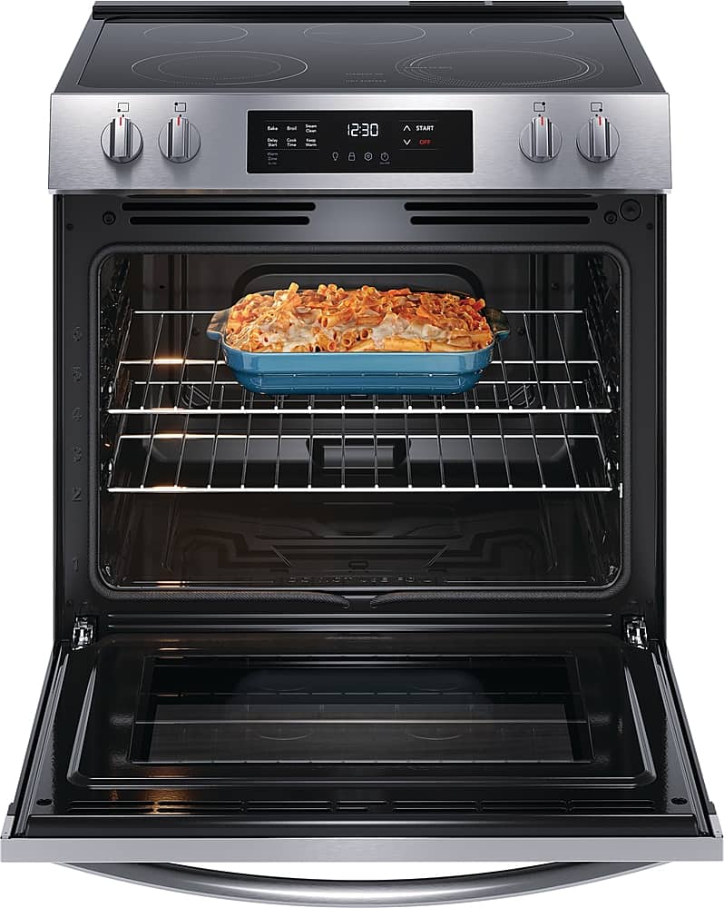 Alt View 1. Frigidaire - 5.3 Cu. Ft. Freestanding Electric Range - Stainless Steel.