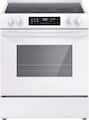 Frigidaire - 30 in. Wide 5 elements 5.3 Cu. Ft. Freestanding Electric Range with Steam-cleaning and EvenTemp - White