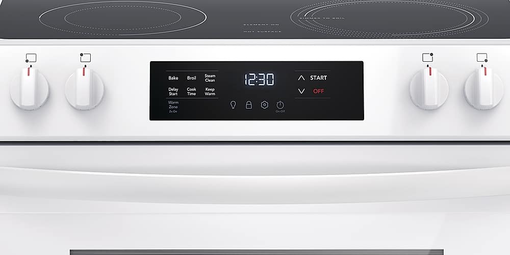 Alt View 12. Frigidaire - 5.3 Cu. Ft. Freestanding Electric Range - White.