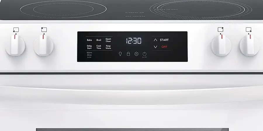 Alt View 12. Frigidaire - 5.3 Cu. Ft. Freestanding Electric Range - White.