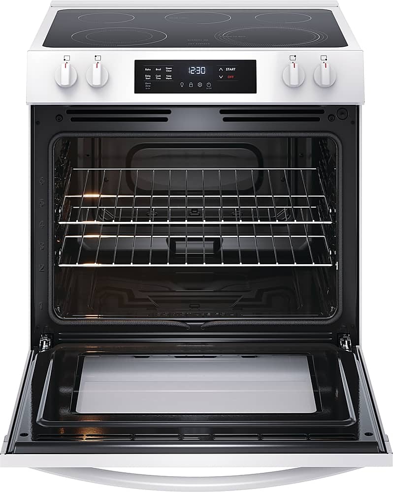Alt View 2. Frigidaire - 5.3 Cu. Ft. Freestanding Electric Range - White.