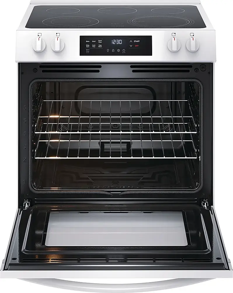 Alt View 2. Frigidaire - 5.3 Cu. Ft. Freestanding Electric Range - White.