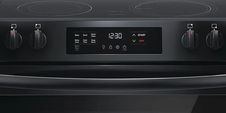 Alt View 12. Frigidaire - 5.3 Cu. Ft. Freestanding Electric Range - Black.