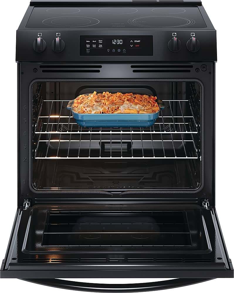Alt View 1. Frigidaire - 5.3 Cu. Ft. Freestanding Electric Range - Black.