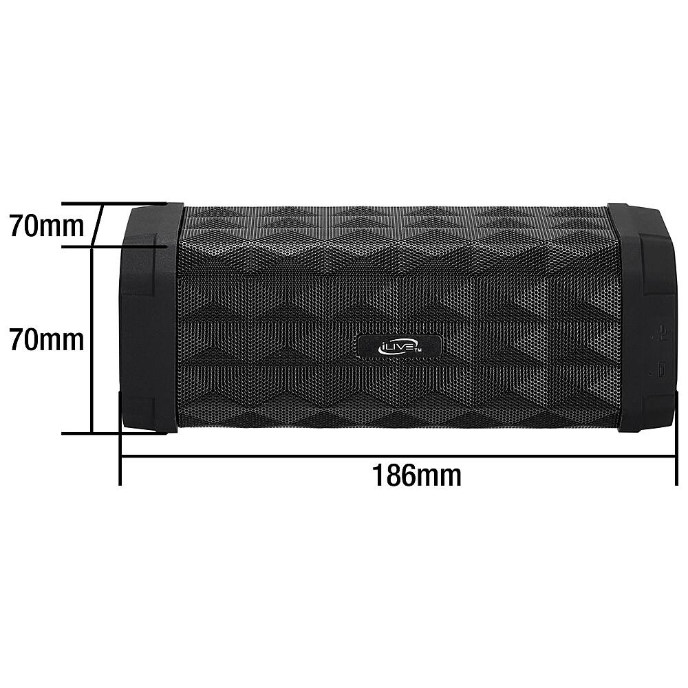 Alt View 12. iLive - Duro Waterproof Wireless Speaker - Black.