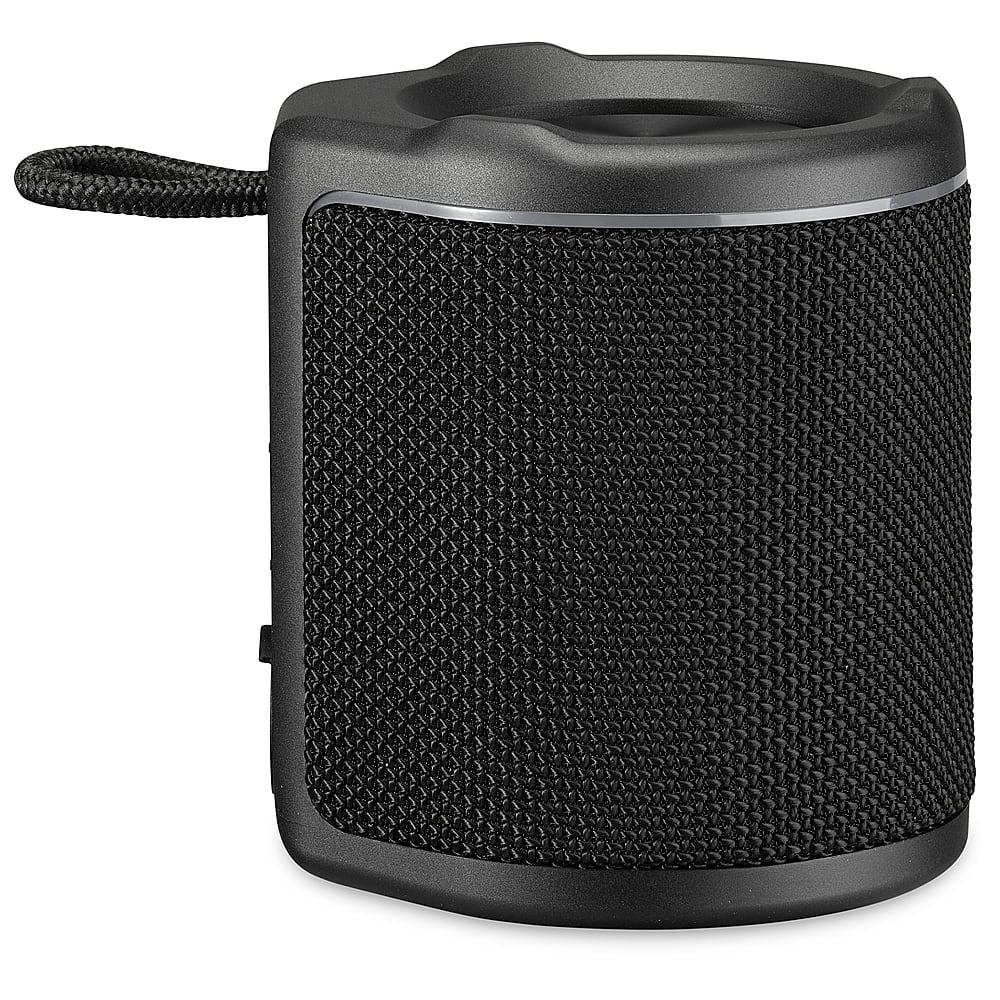 Alt View 1. iLive - Light Up Wireless Waterproof Fabric Speaker - Black.
